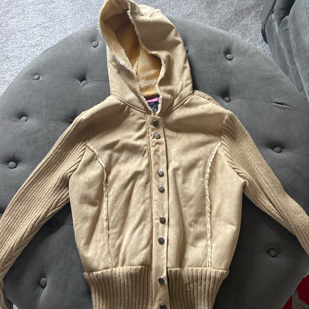 Say what juniors sweater jacket
